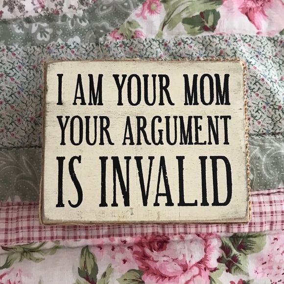 Designs by Kathy Other - I Am Your Mom Wood Box Sign